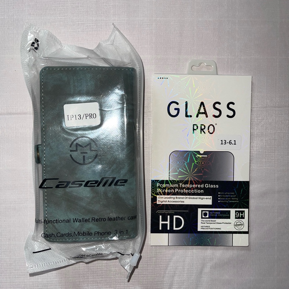 CaseMe 3-in-1 Luxury Business Magnetic Flip Leather Phone Case For iPhone 13 Pro